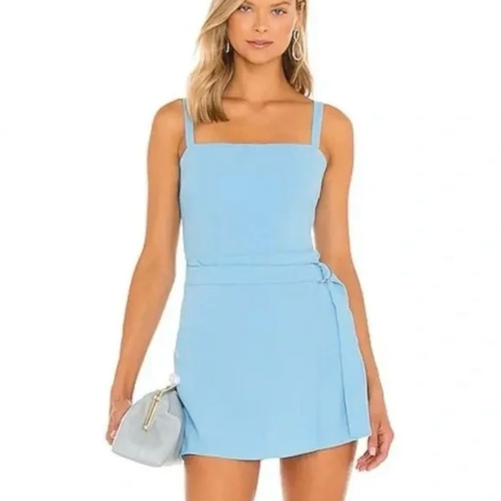 Amanda Uprichard Della Romper in Pacific